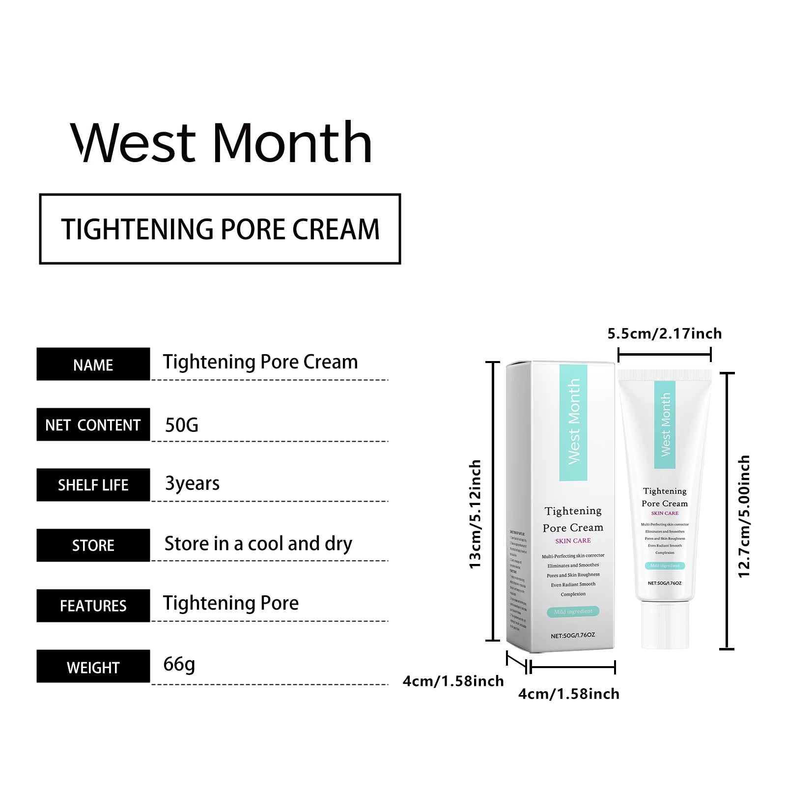 West&Month Pore Tightening Cream