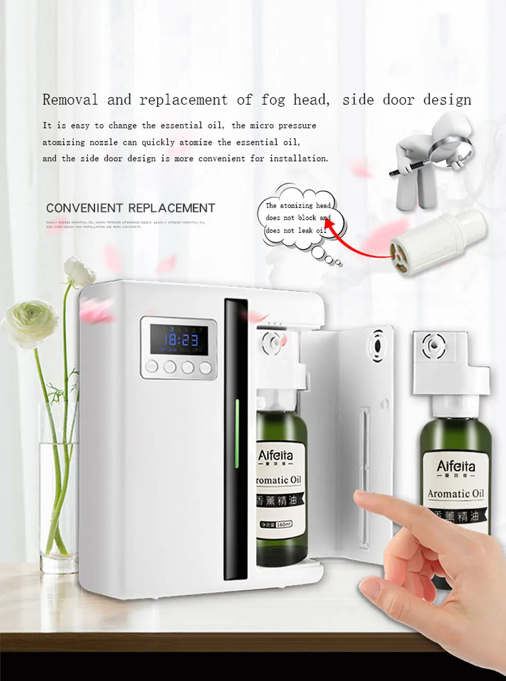 Wall-Mounted Scent Machine Aroma Diffuser