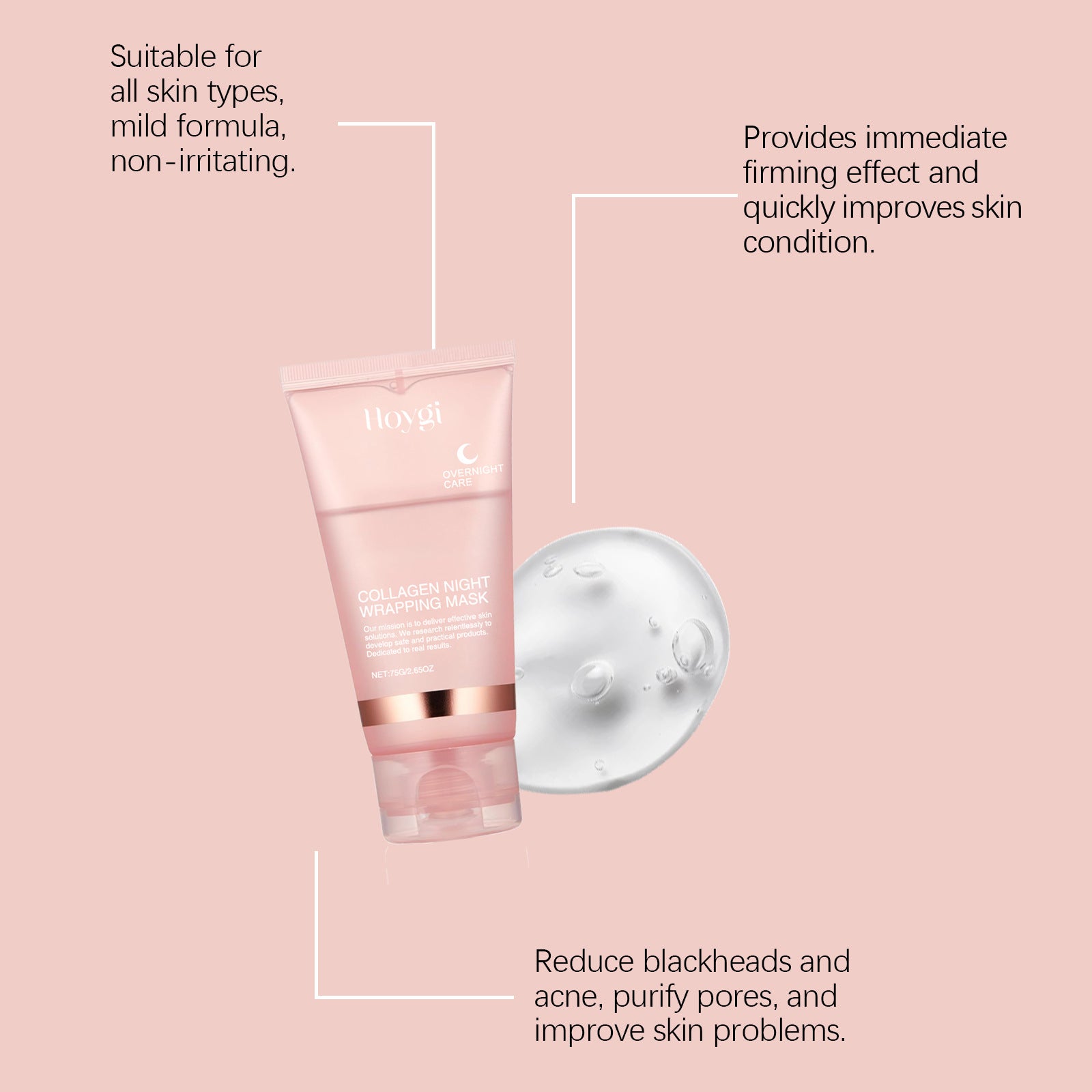 Collagen Overnight Wrapping Peel-Off Mask Set