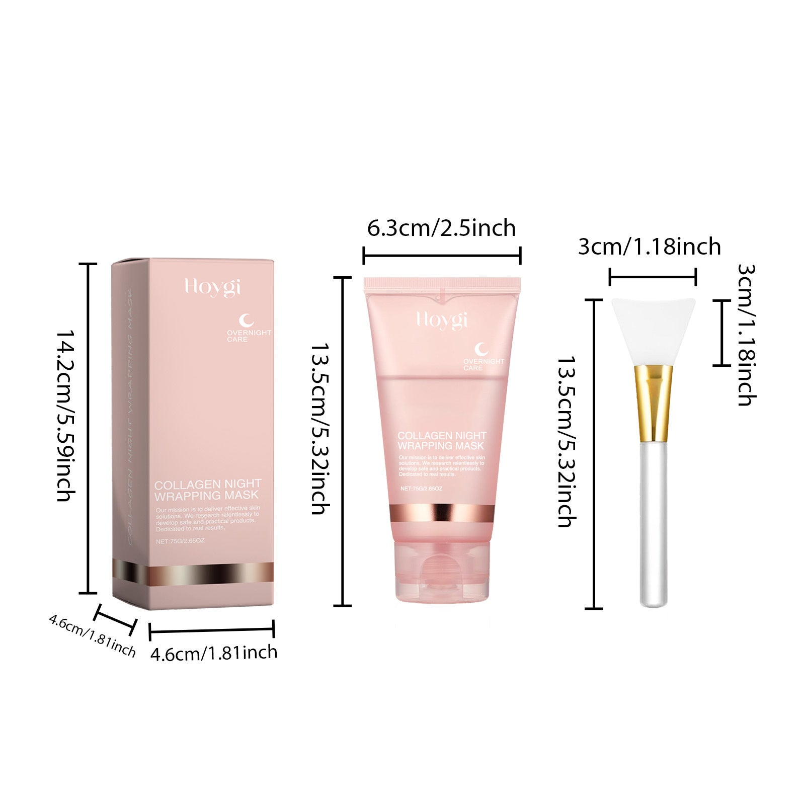 Collagen Overnight Wrapping Peel-Off Mask Set