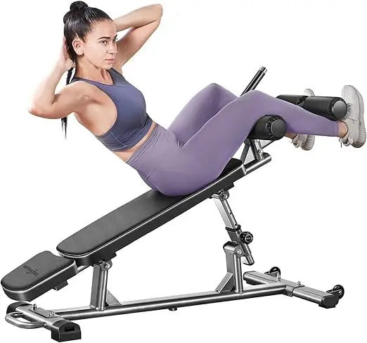Professional Sit-Up Bench – Adjustable Weight Bench with 4 Height Levels