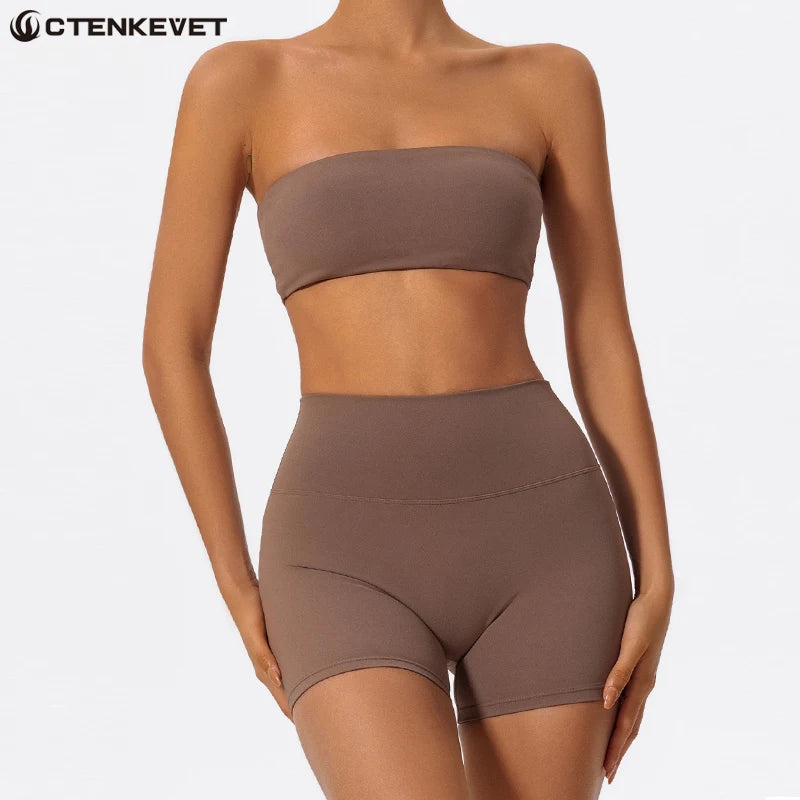 Ctenkevet Women’s Two-Piece Fitness Set