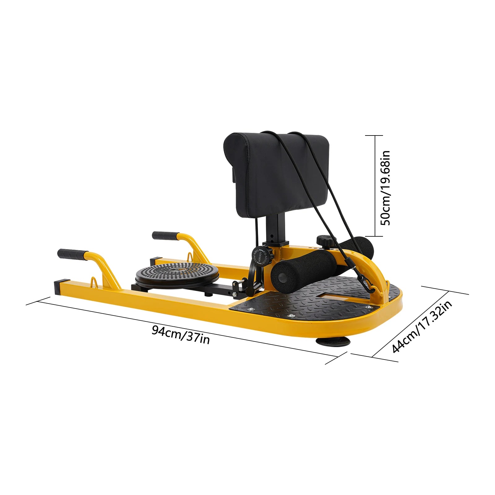 Deep Squat Machine: Adjustable Backrest and Leg Hook for All Fitness Levels, Built with High-Strength Steel for Stability