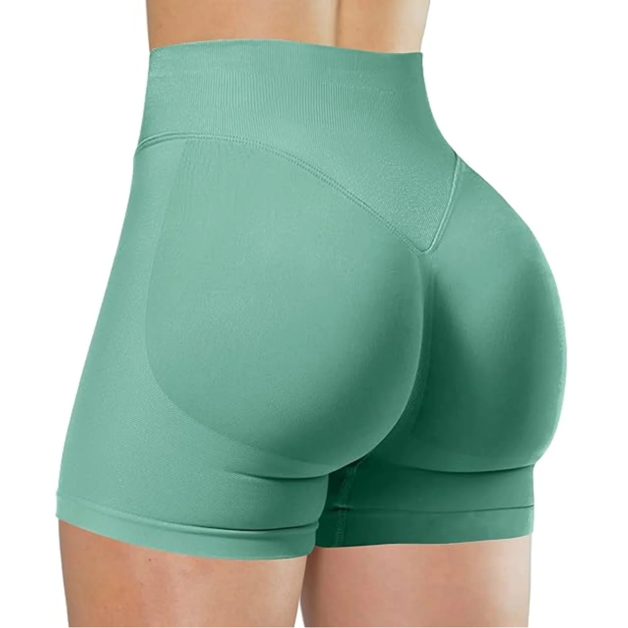 High-Waisted Yoga Shorts – Summer Fitness & Running Shorts