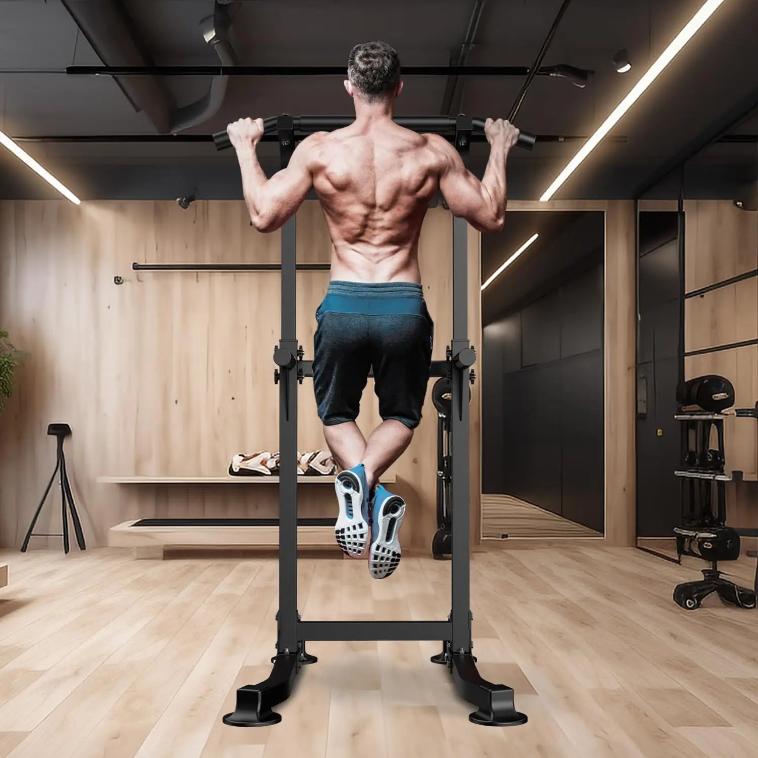 Power Tower Pull-Up & Dip Station