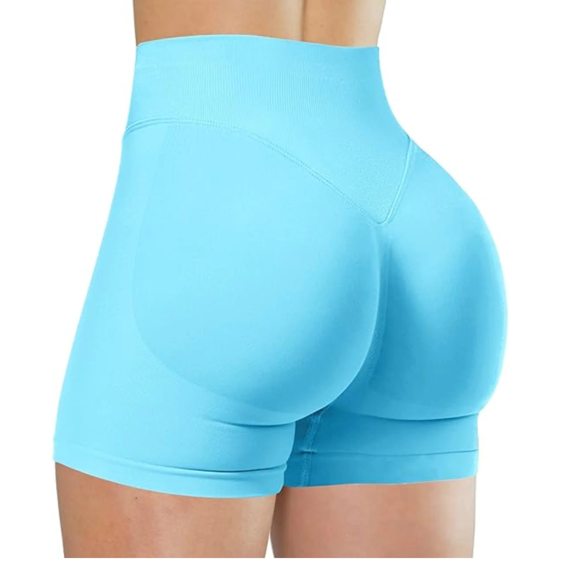 High-Waisted Yoga Shorts – Summer Fitness & Running Shorts