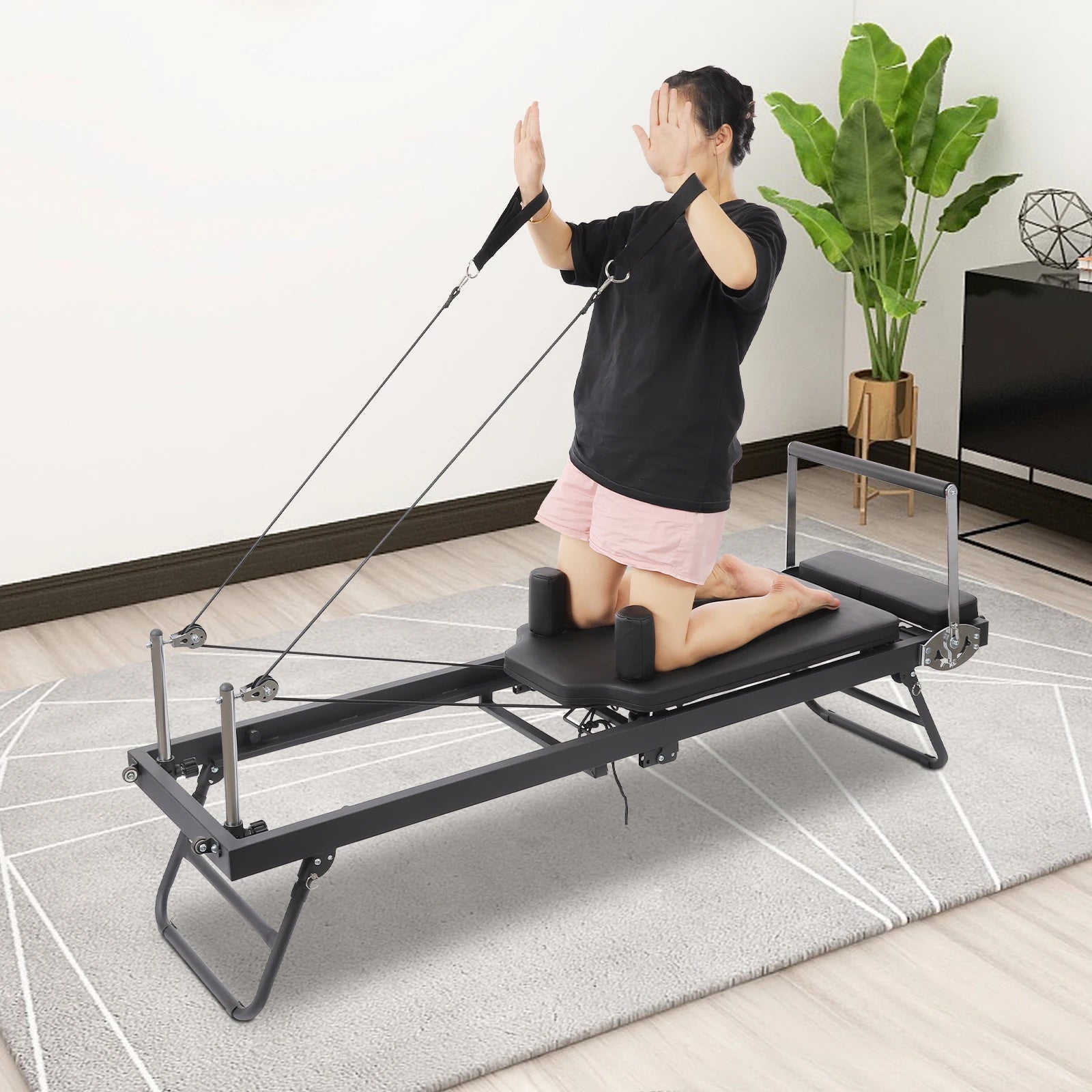 Foldable Steel Pilates Reformer Machine