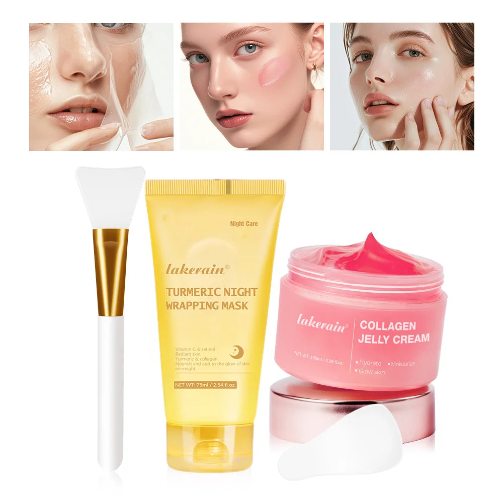 Collagen Jelly Cream – Hydrolyzed Collagen Overnight Facial Mask