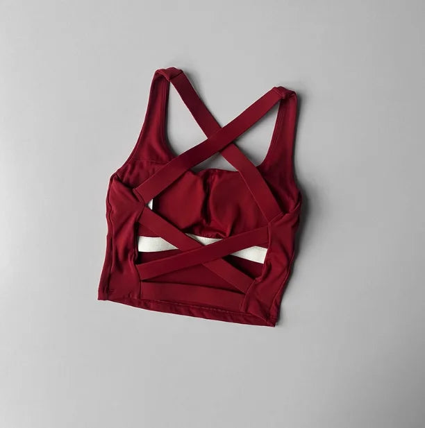 Seamless Sports Bra – Sexy Push-Up Yoga & Fitness Top for Women