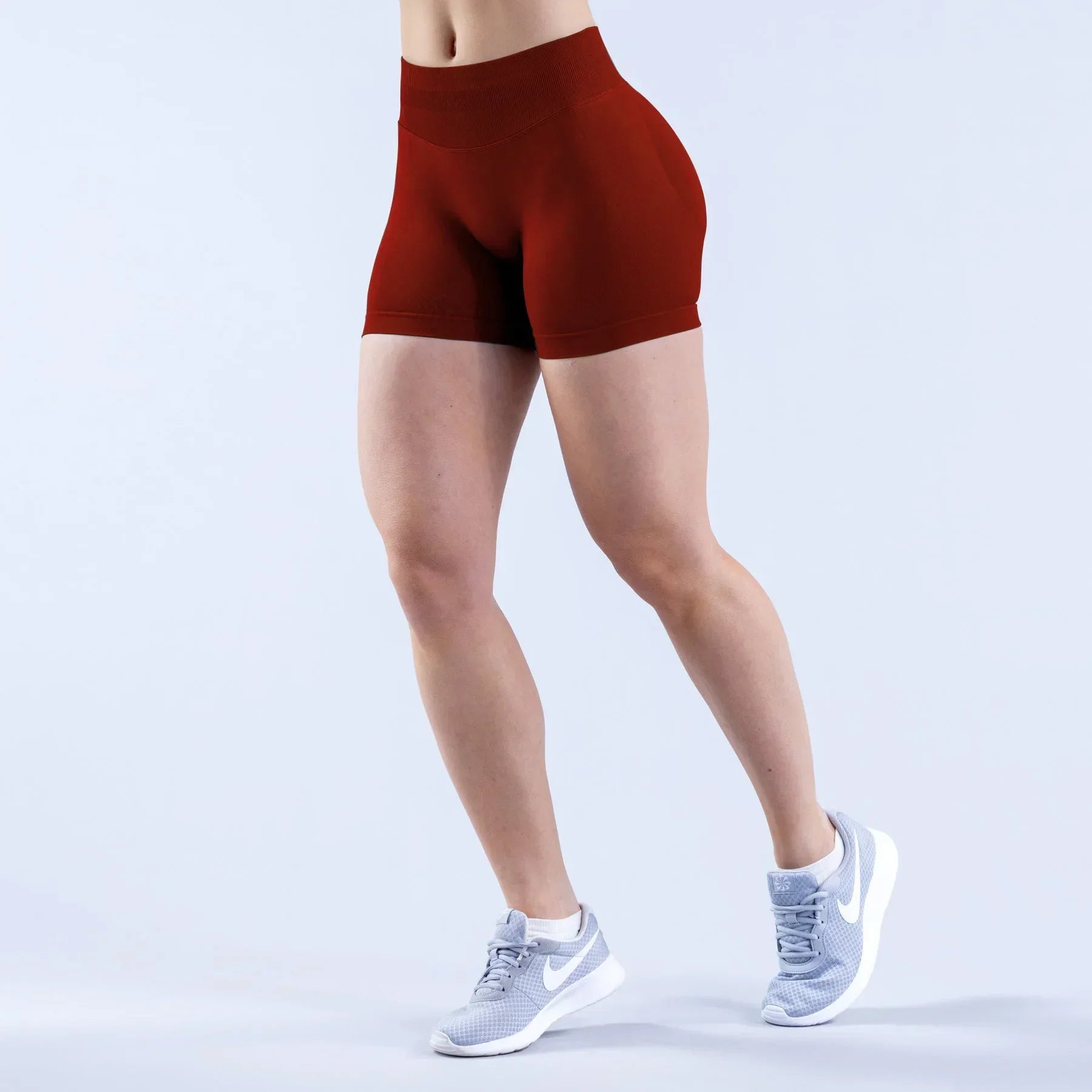 High-Waisted Yoga Shorts – Summer Fitness & Running Shorts