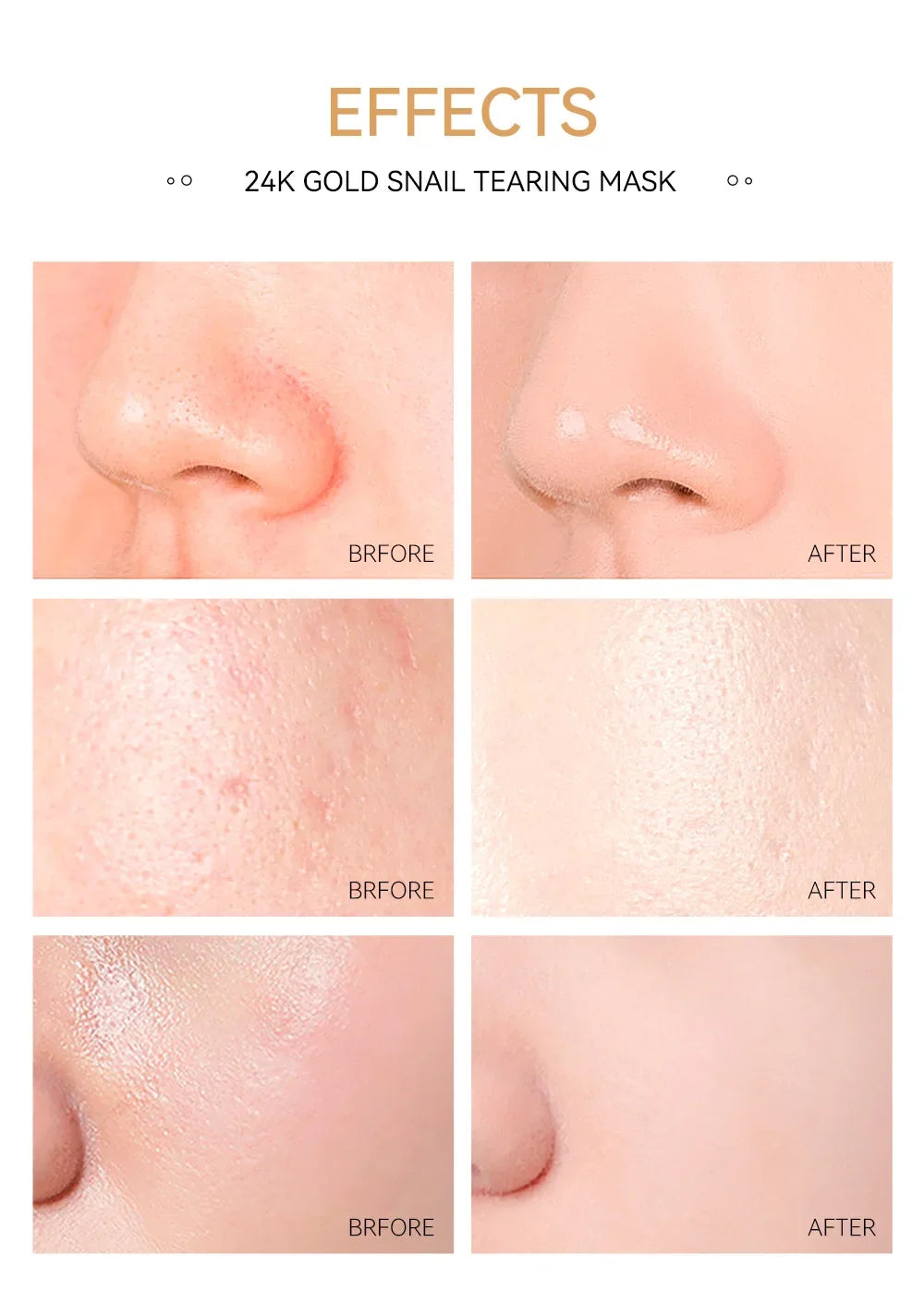 LAIKOU 24K Gold Sakura Peel-Off Face Mask