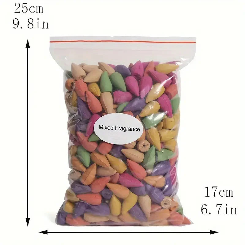 Mixed Waterfall Backflow Incense Cones