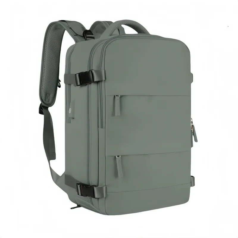 Men's large capacity travel backpack USB charging, multiple compartments