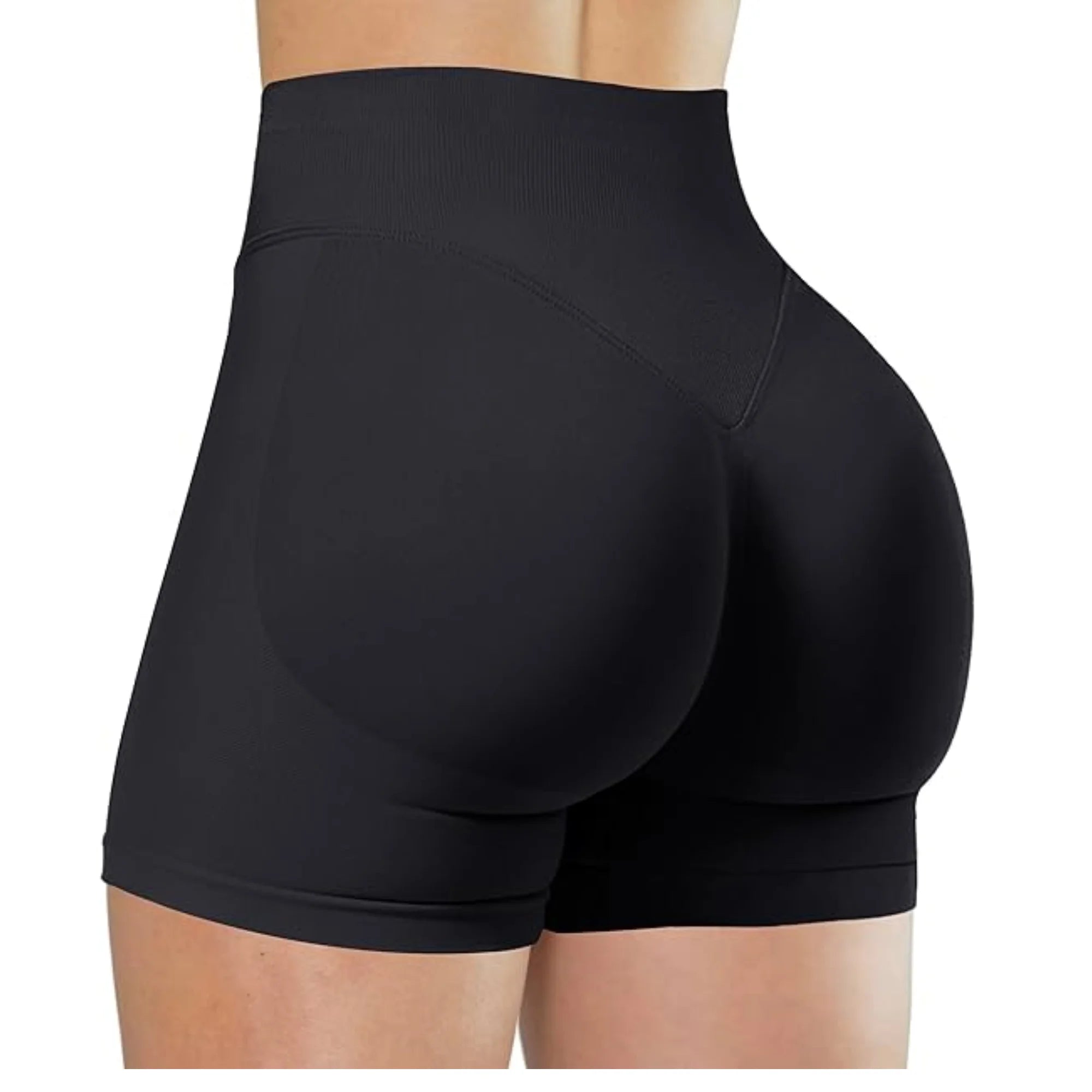 High-Waisted Yoga Shorts – Summer Fitness & Running Shorts