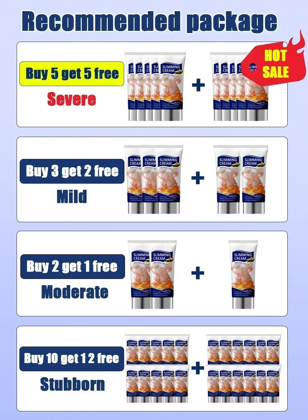 Fitness and body shaping products to burn fat for men, women and fat people