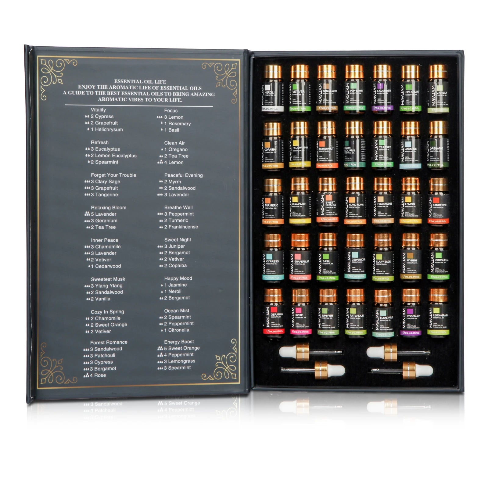 MAYJAM 35pcs Essential Oils Gift Set