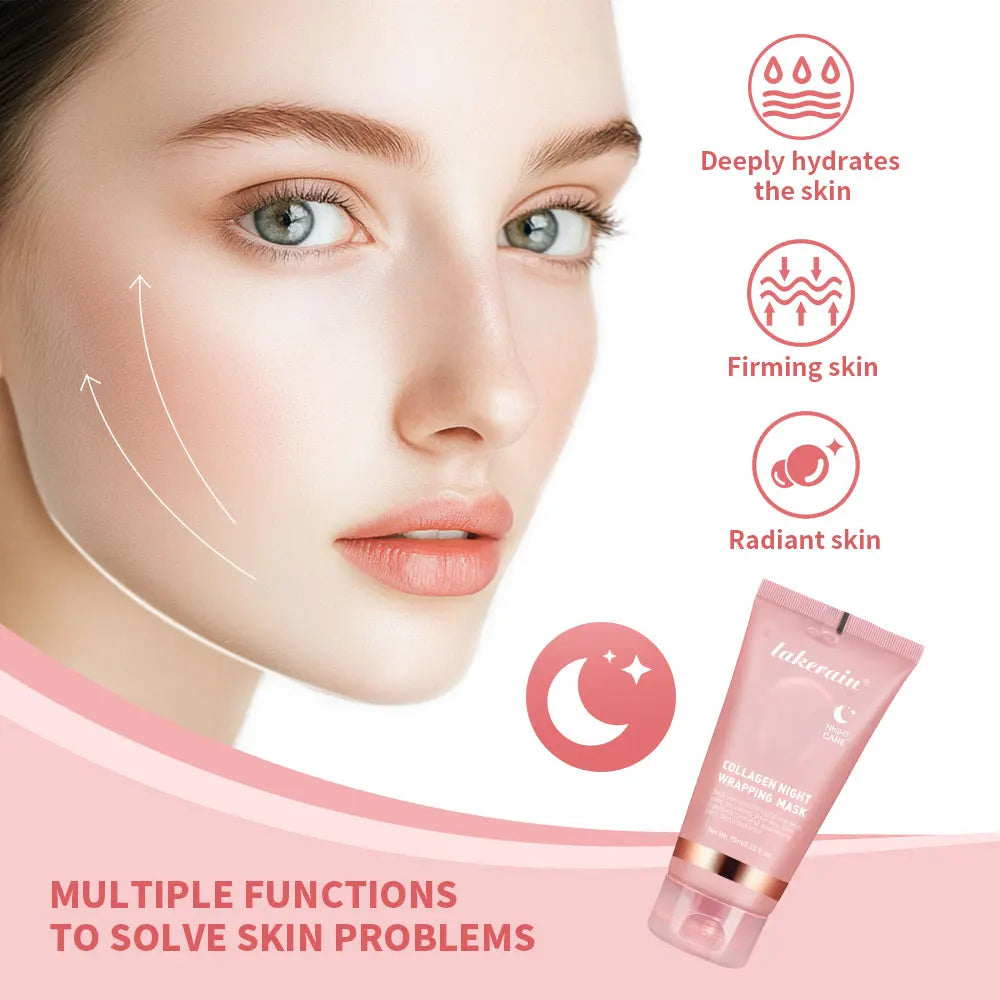 Collagen Jelly Cream – Hydrolyzed Collagen Overnight Facial Mask