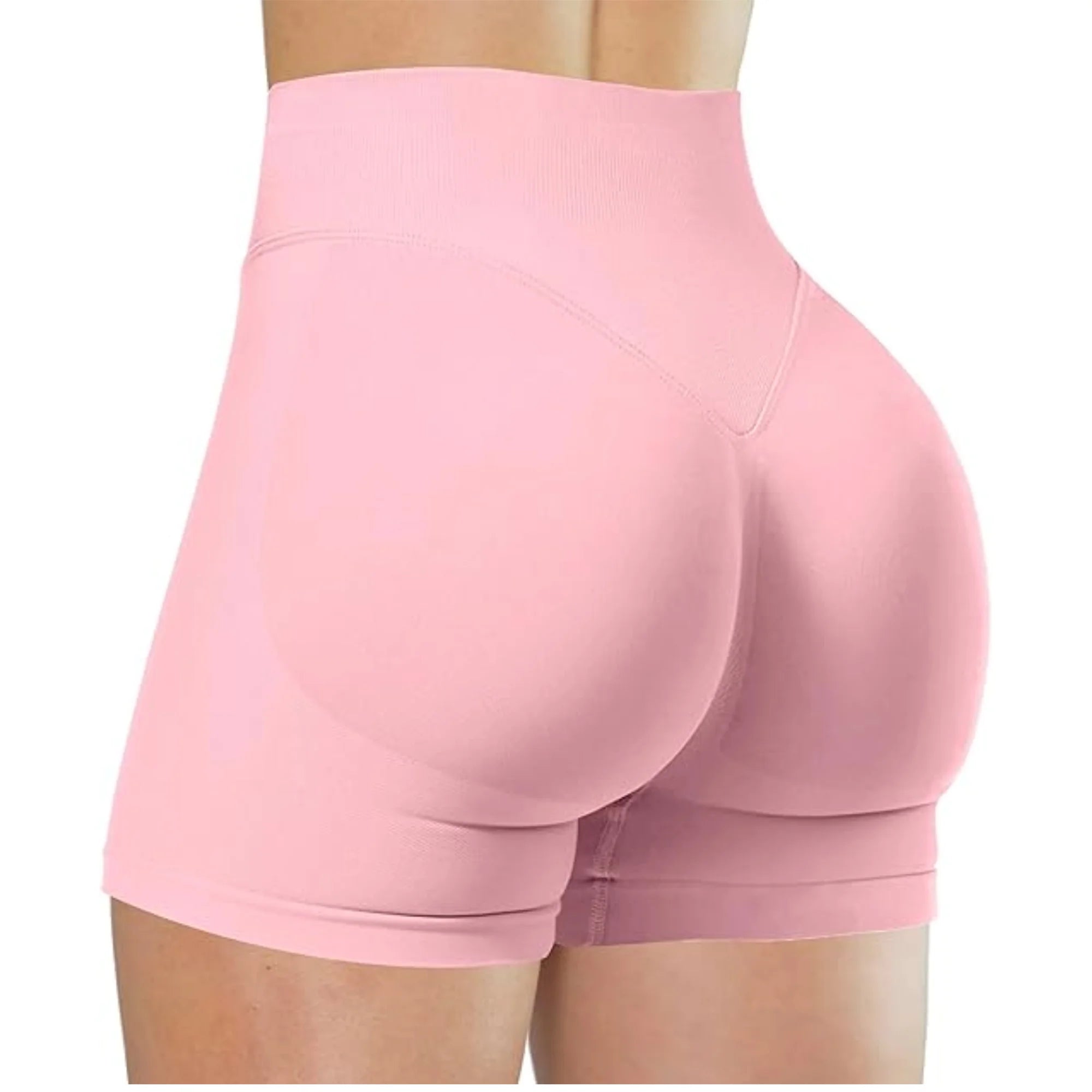 High-Waisted Yoga Shorts – Summer Fitness & Running Shorts
