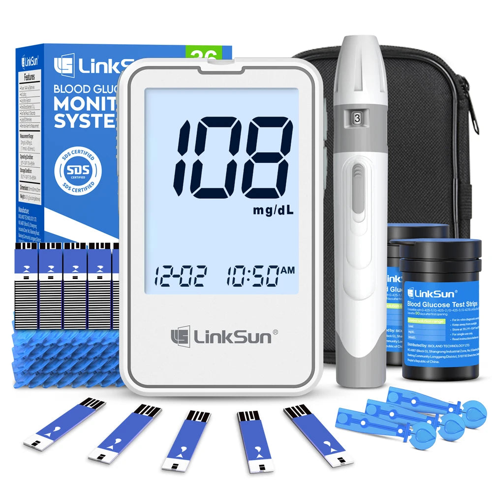 Linksun Blood Glucose Meter G-425-2 50/100 Test Strips