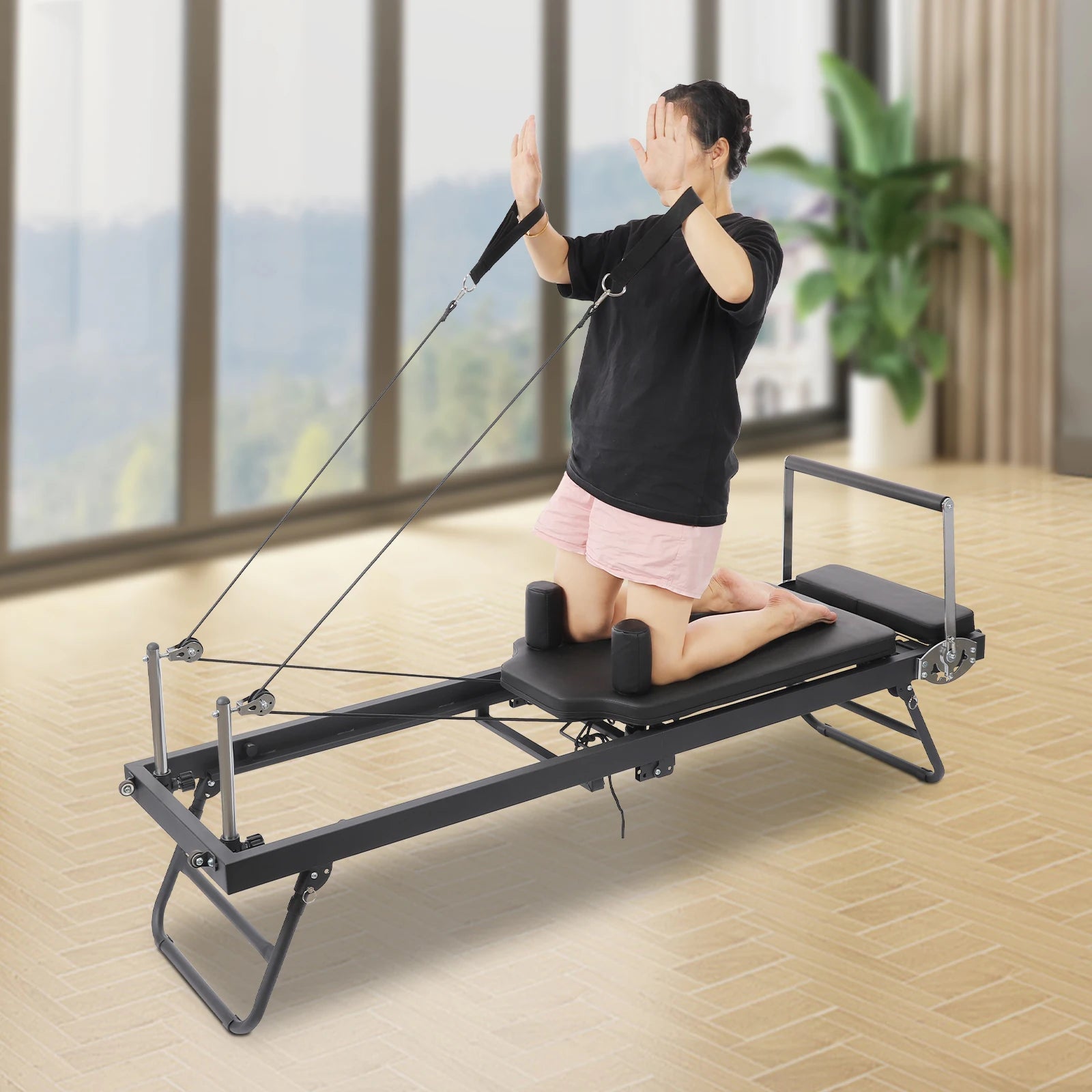 Foldable Steel Pilates Reformer Machine