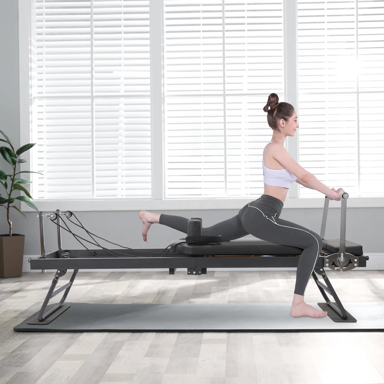 Foldable Steel Pilates Reformer Machine