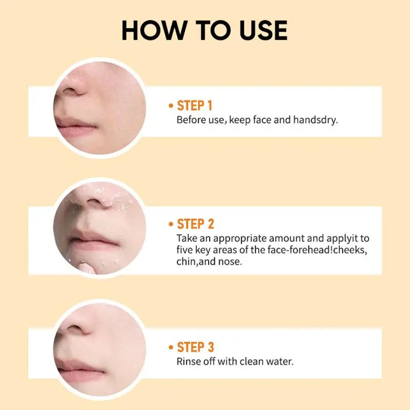 Orange Exfoliating Gel 50g – Gentle Facial & Body Scrub