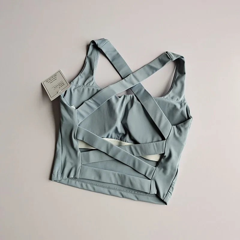 Seamless Sports Bra – Sexy Push-Up Yoga & Fitness Top for Women