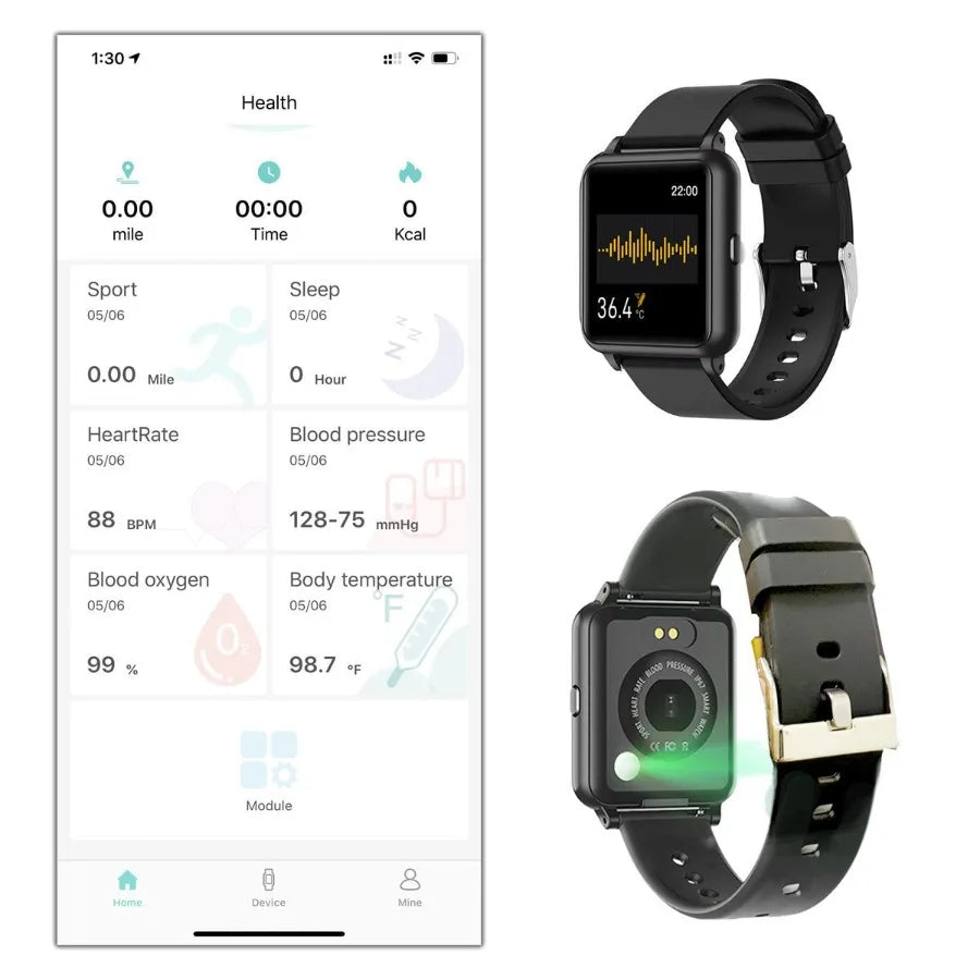 OXITEMP Smart Watch with Oximeter