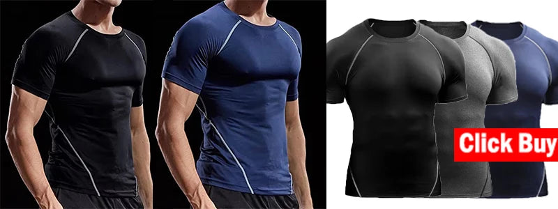 Men’s Running T-Shirt – Summer Sport Quick-Dry Gym