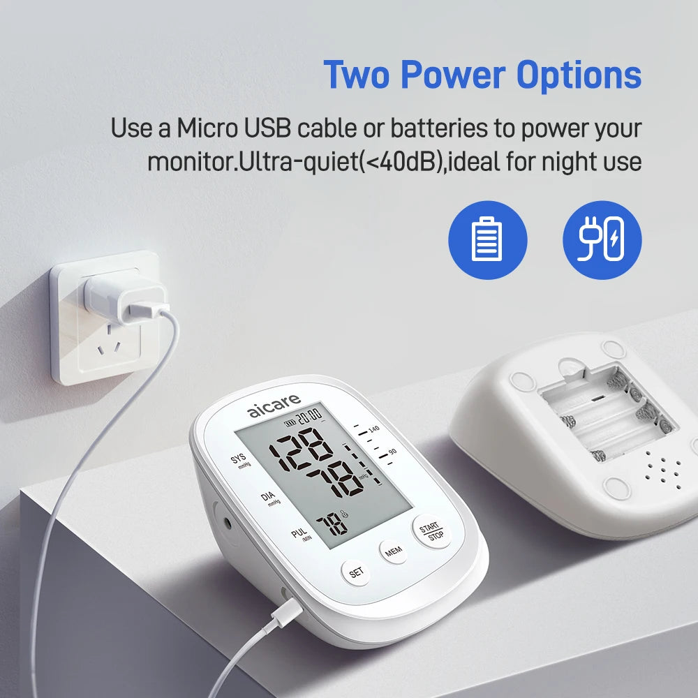 AICARE Upper Arm Blood Pressure Monitor