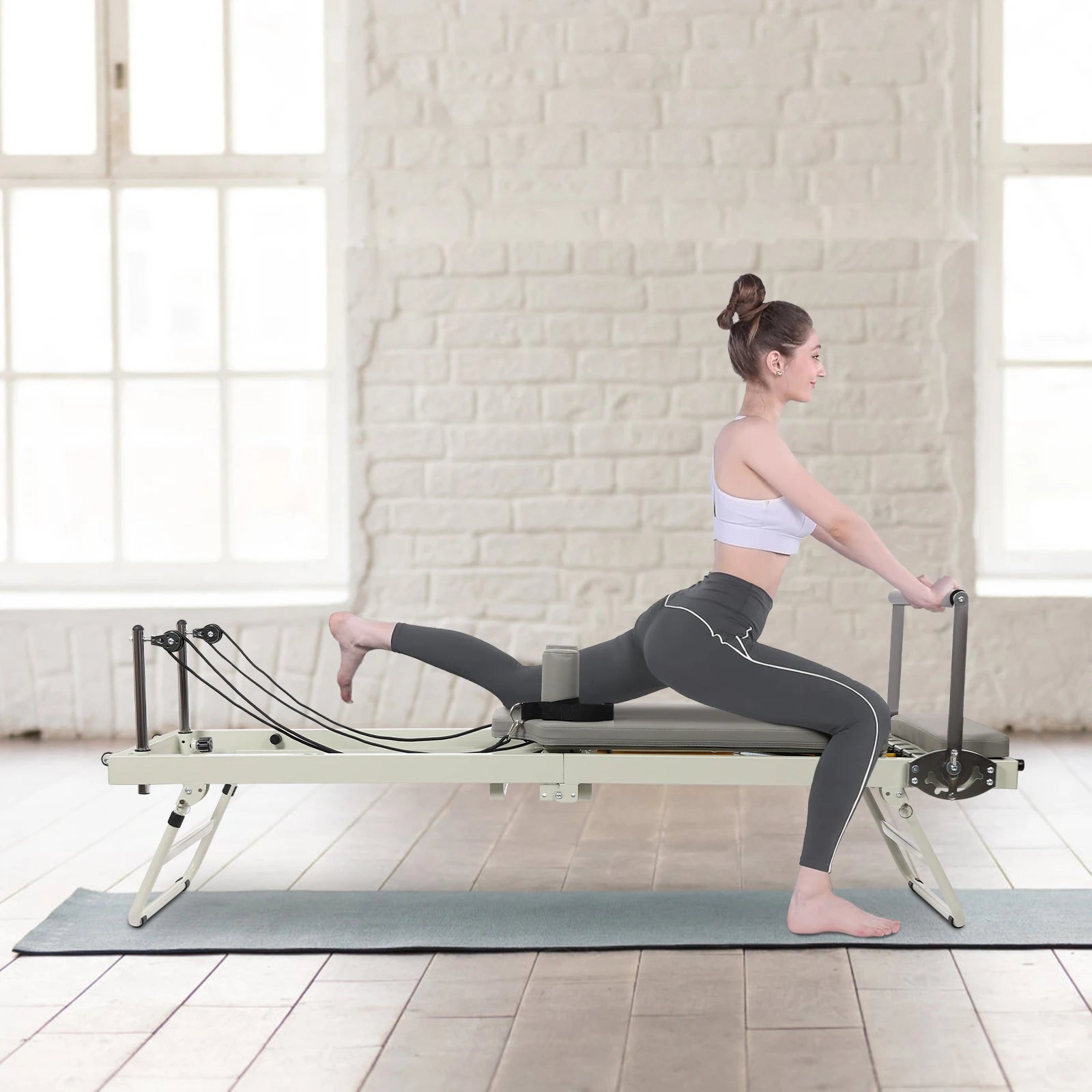 Foldable Steel Pilates Reformer Machine