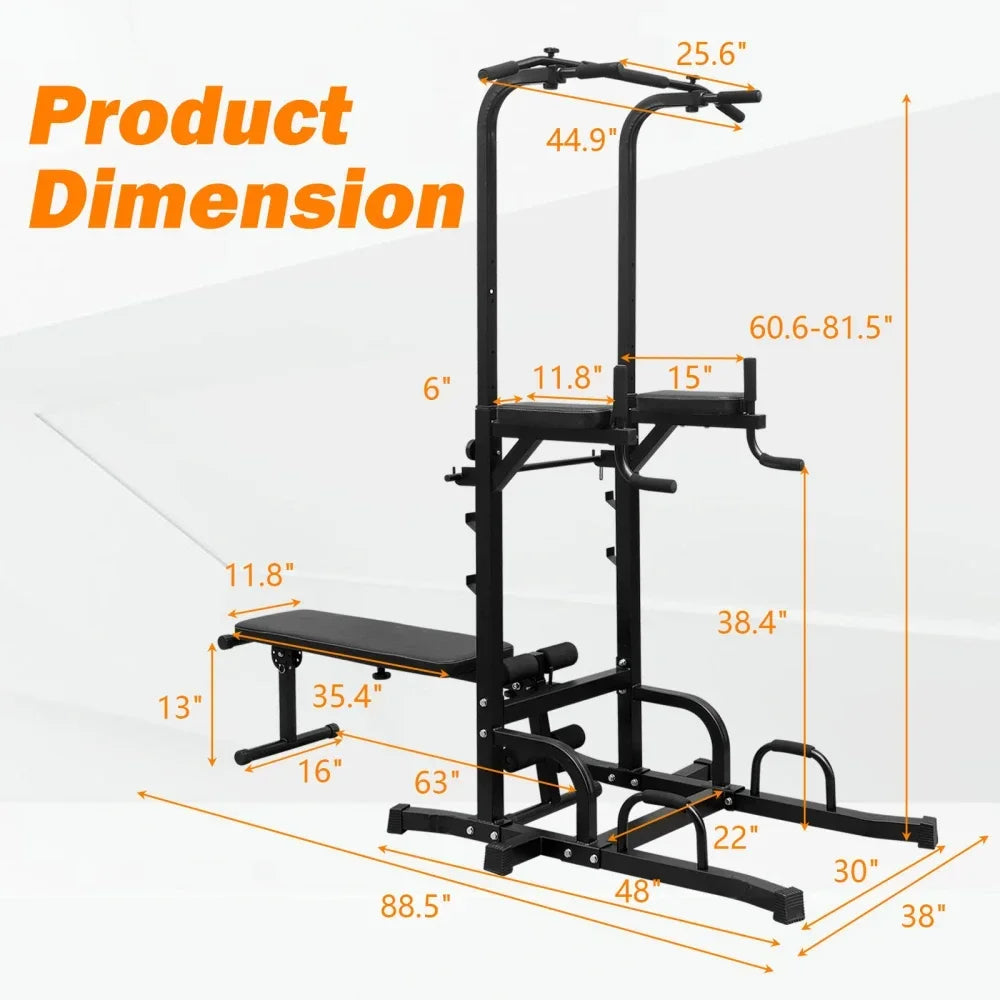 Power Tower Multi-Function Fitness Training Equipment