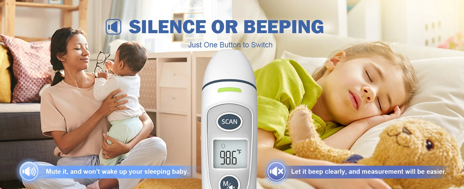 Kingclinic Digital Ear & Forehead Thermometer