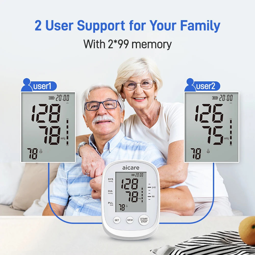 AICARE Upper Arm Blood Pressure Monitor