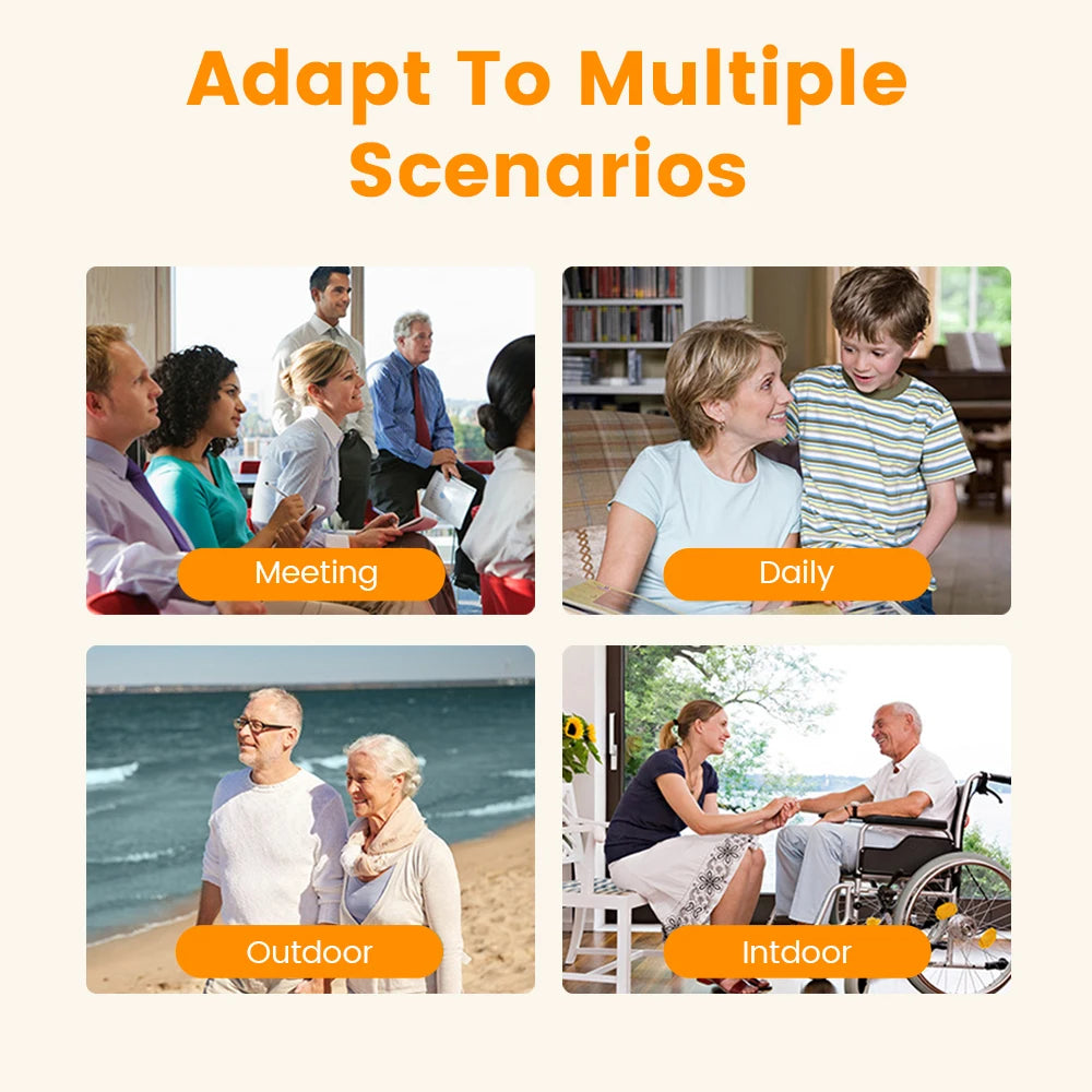 Rechargeable Wireless BTE Hearing Aid for Seniors