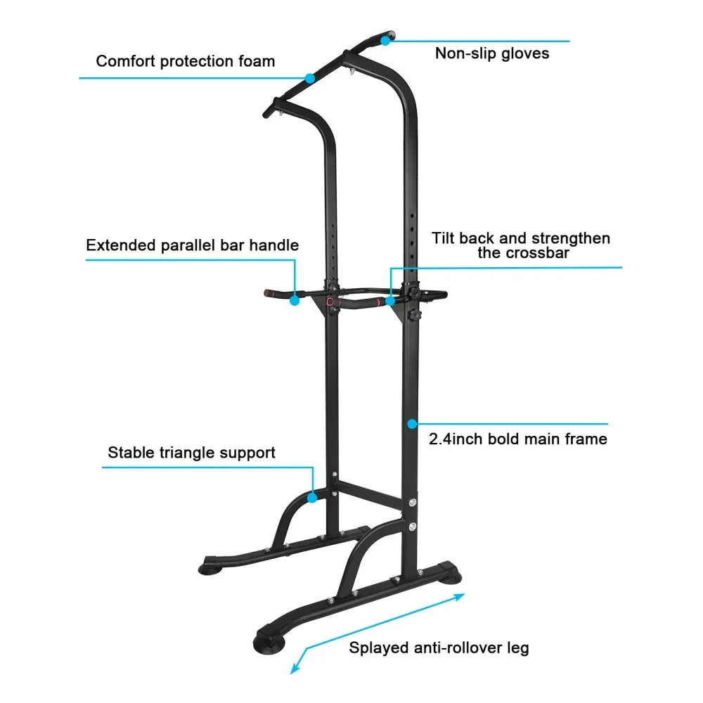 Power Tower Multi-Function Fitness Training Equipment