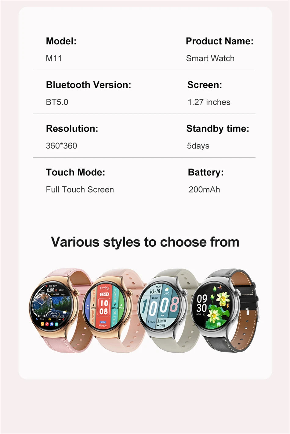 2025 Women’s GPS Smartwatch
