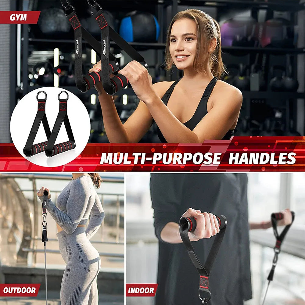 Tricep Pull Down Rope – Cable Machine Attachment