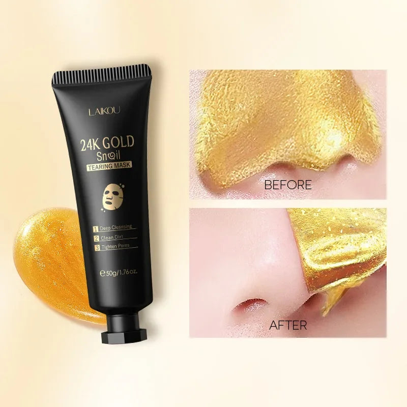 LAIKOU 24K Gold Sakura Peel-Off Face Mask