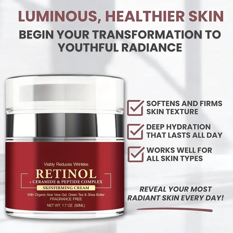 Instant Retinol Cream – Anti-Aging Wrinkle Remover