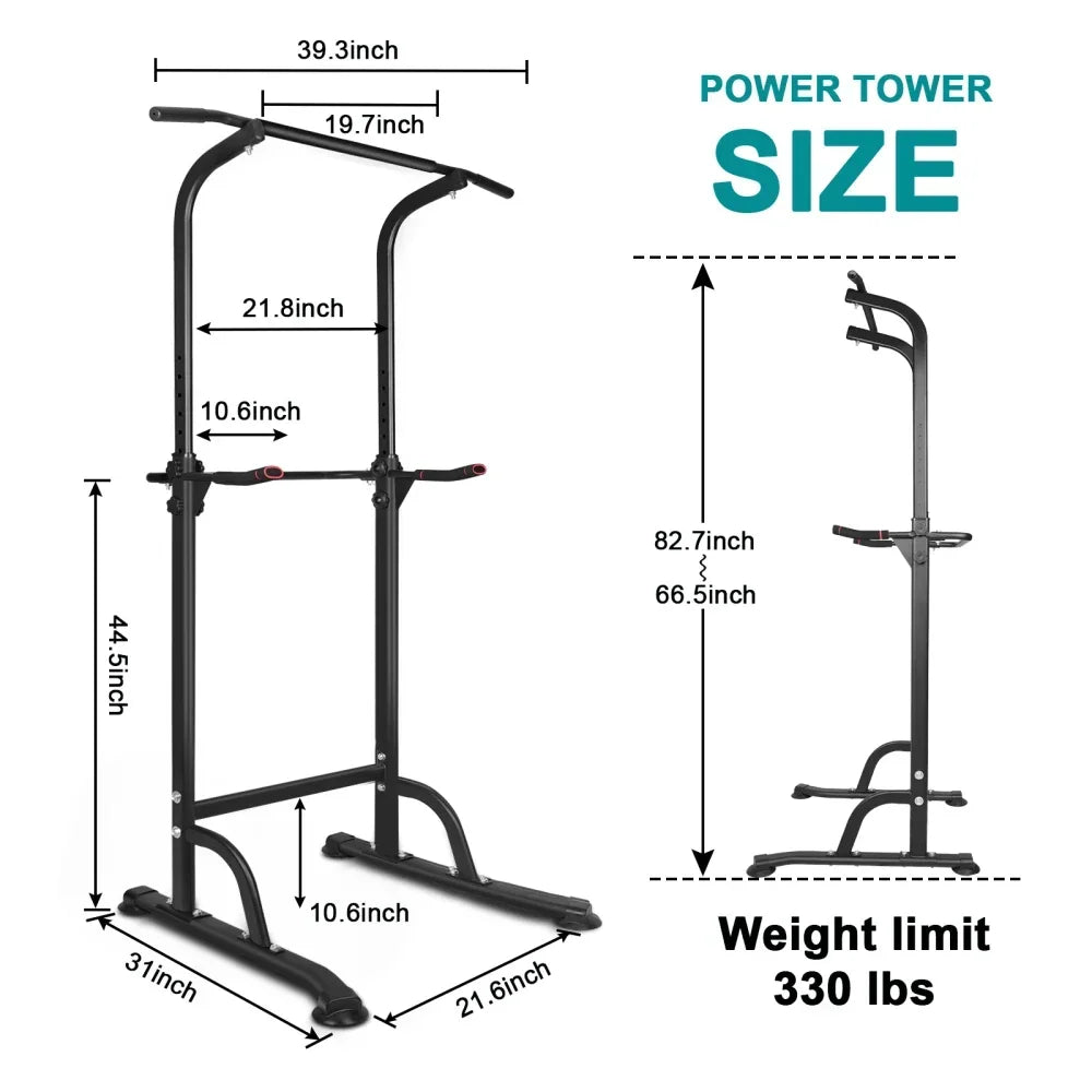 Power Tower Multi-Function Fitness Training Equipment