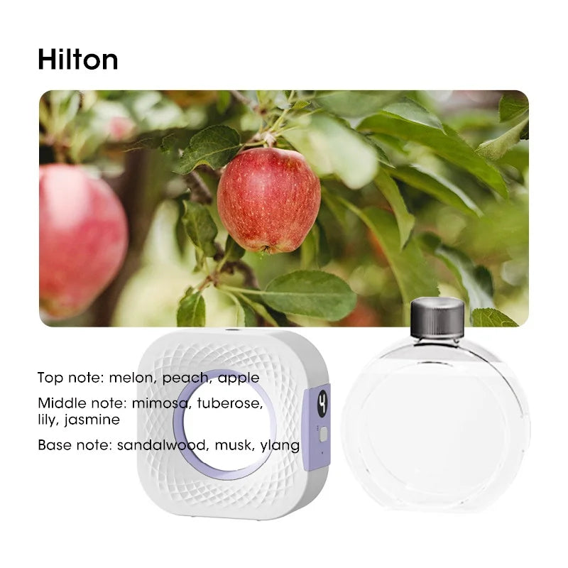 4-Speed Adjustable Digital Display Aromatherapy Diffuser Lavender Shangri-La Hilton Scent Deodorant for Bedroom Office Kitchen