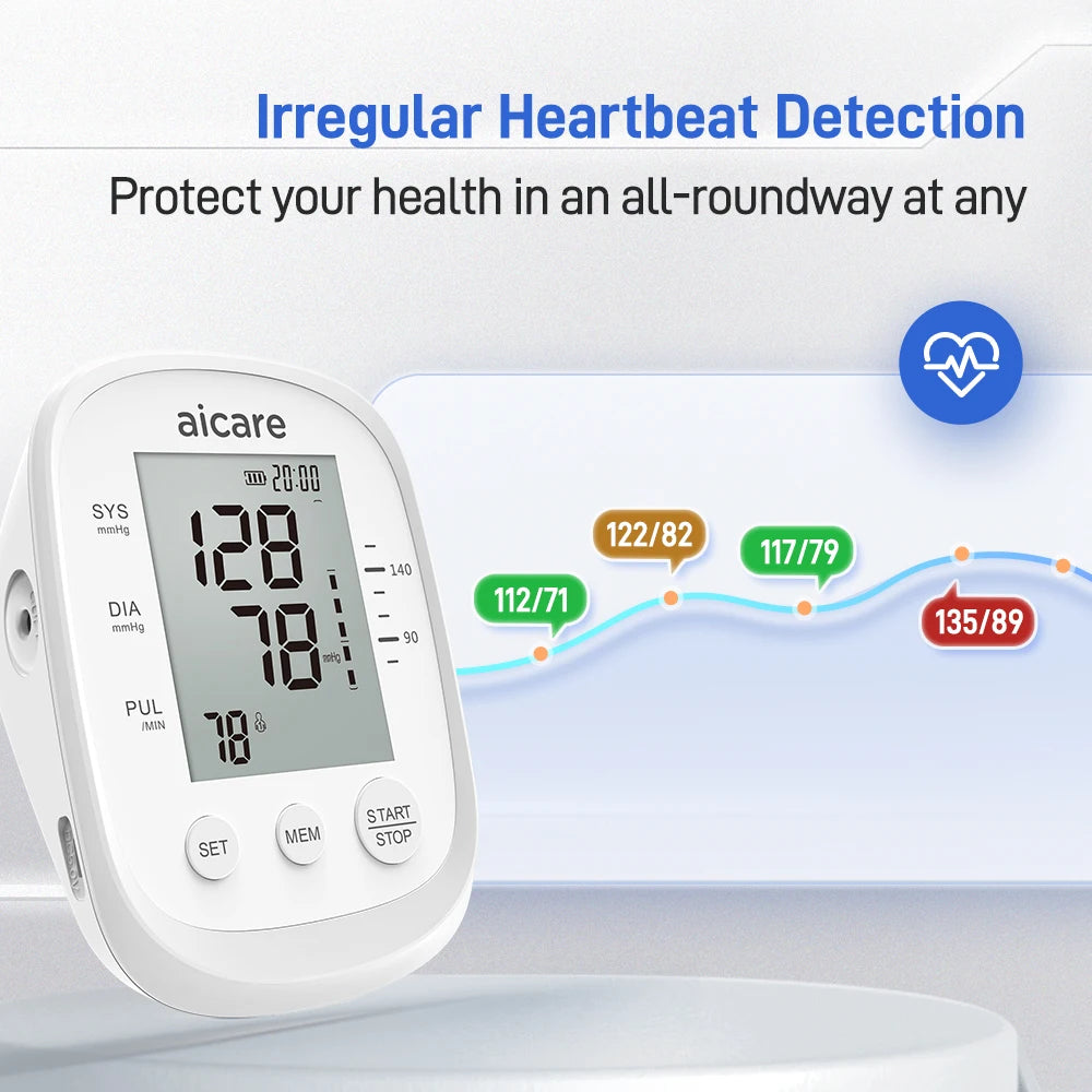 AICARE Upper Arm Blood Pressure Monitor
