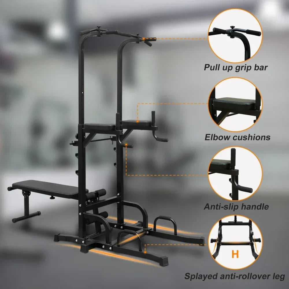 Power Tower Multi-Function Fitness Training Equipment