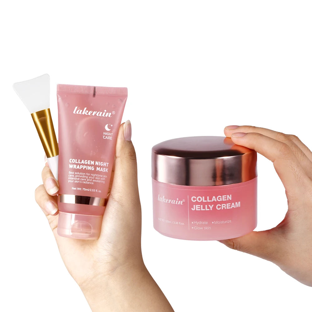 Collagen Jelly Cream – Hydrolyzed Collagen Overnight Facial Mask