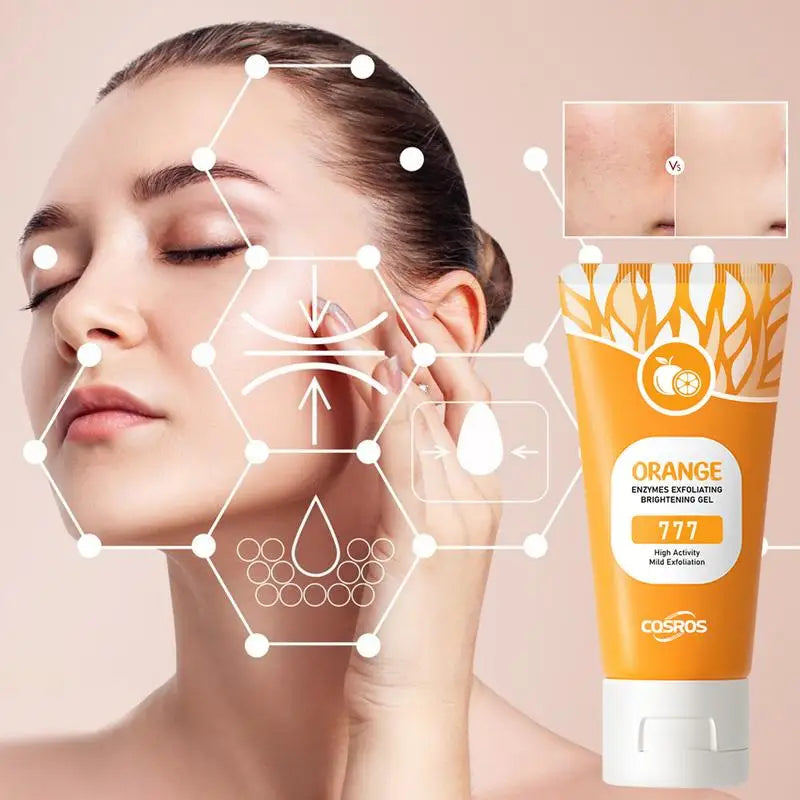 Orange Exfoliating Gel 50g – Gentle Facial & Body Scrub