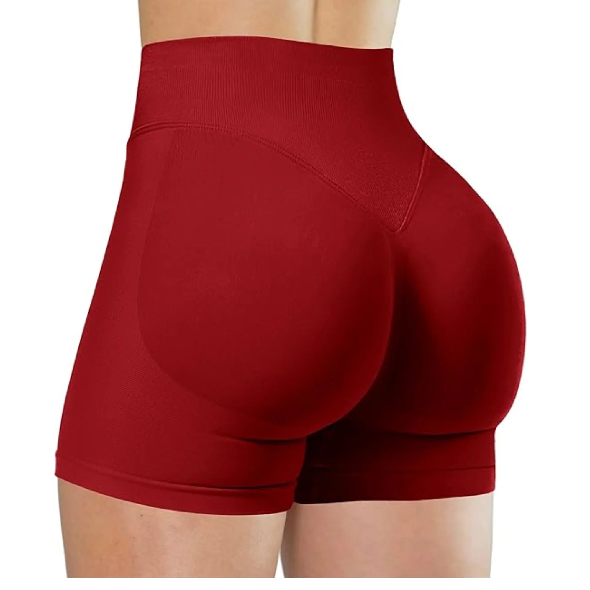 High-Waisted Yoga Shorts – Summer Fitness & Running Shorts