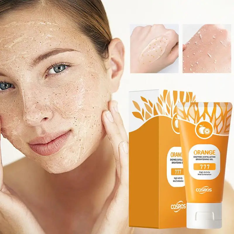 Orange Exfoliating Gel 50g – Gentle Facial & Body Scrub