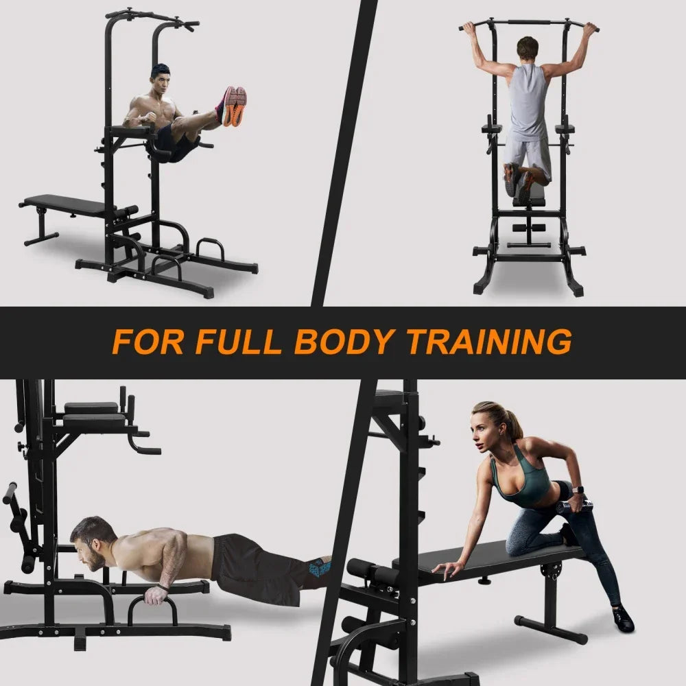 Power Tower Multi-Function Fitness Training Equipment