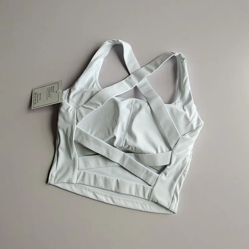 Seamless Sports Bra – Sexy Push-Up Yoga & Fitness Top for Women